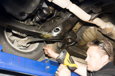 Adjusting Wheel Alignment Front Small